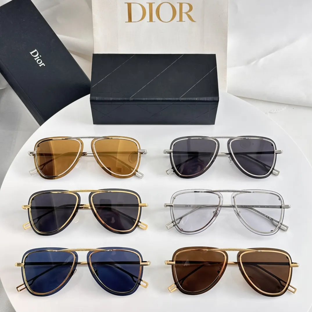 Dior 金属框无框太阳镜 轻盈遮阳款