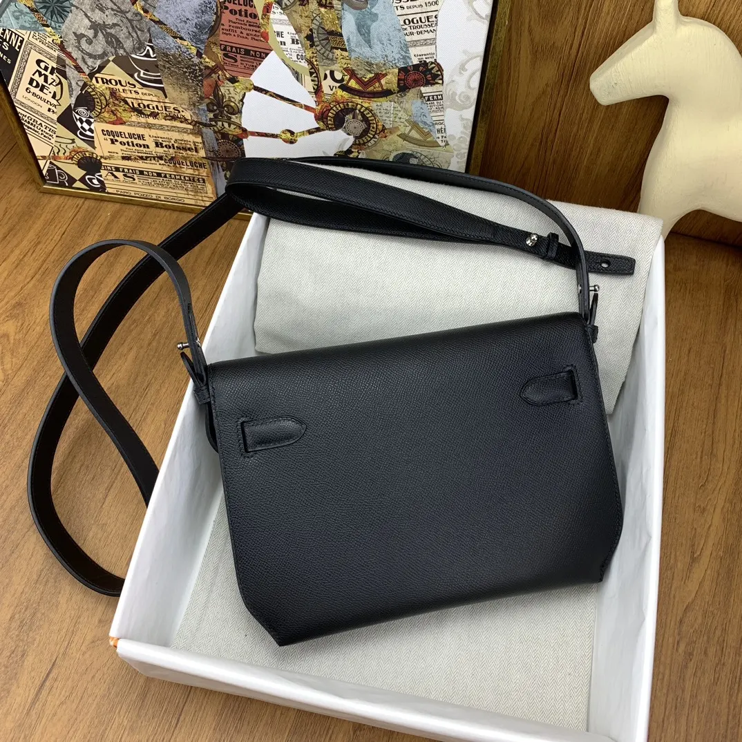 Hermès Kelly 黑色 斜挎包