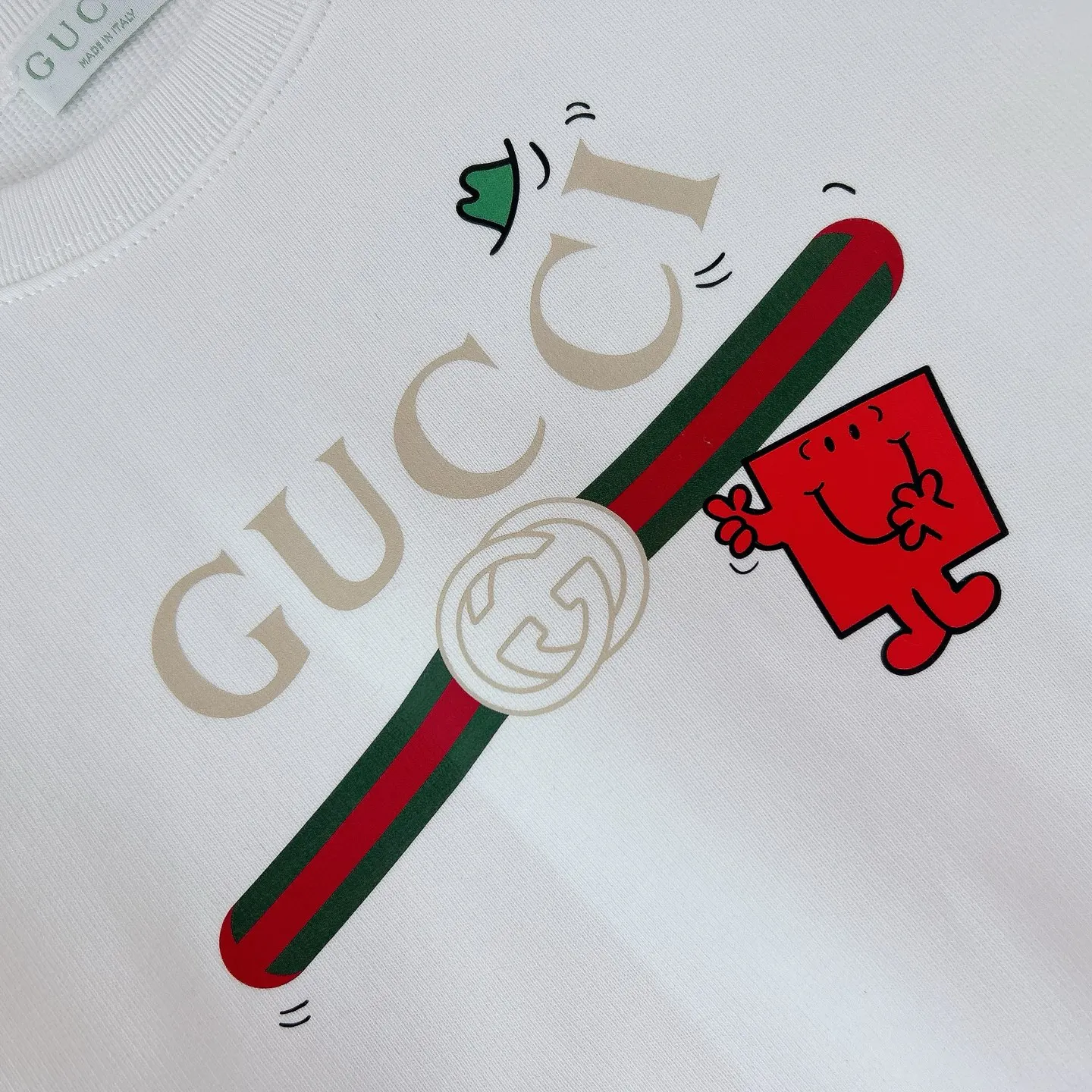Gucci Logo印花圆领卫衣