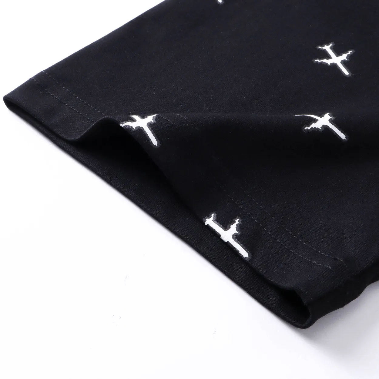 Louis Vuitton Black Logo Print Short Sleeve T-Shirt