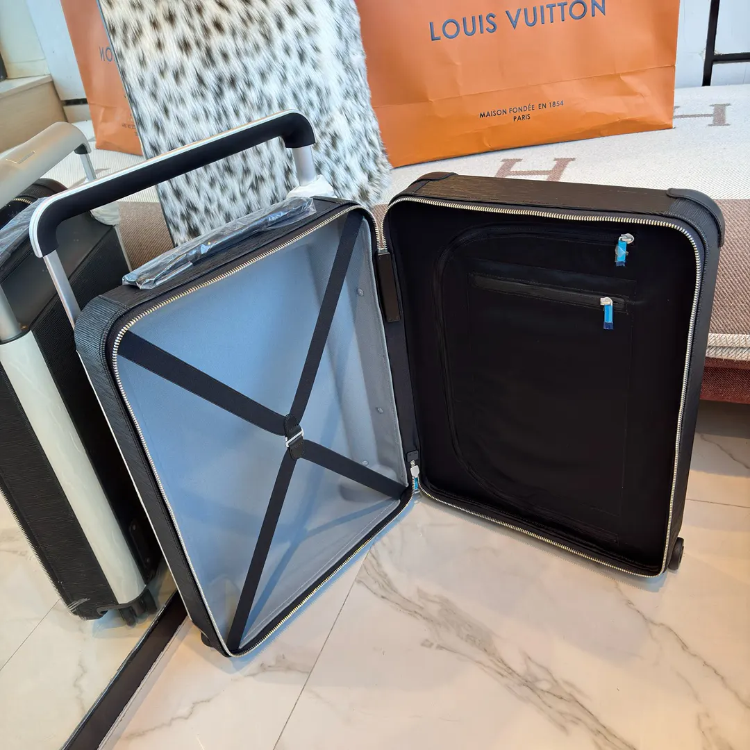 Louis Vuitton Black Suitcase Travel Lightweight Canvas Image 6 Louis Vuitton Black Suitcase Travel Lightweight Canvas Image 6