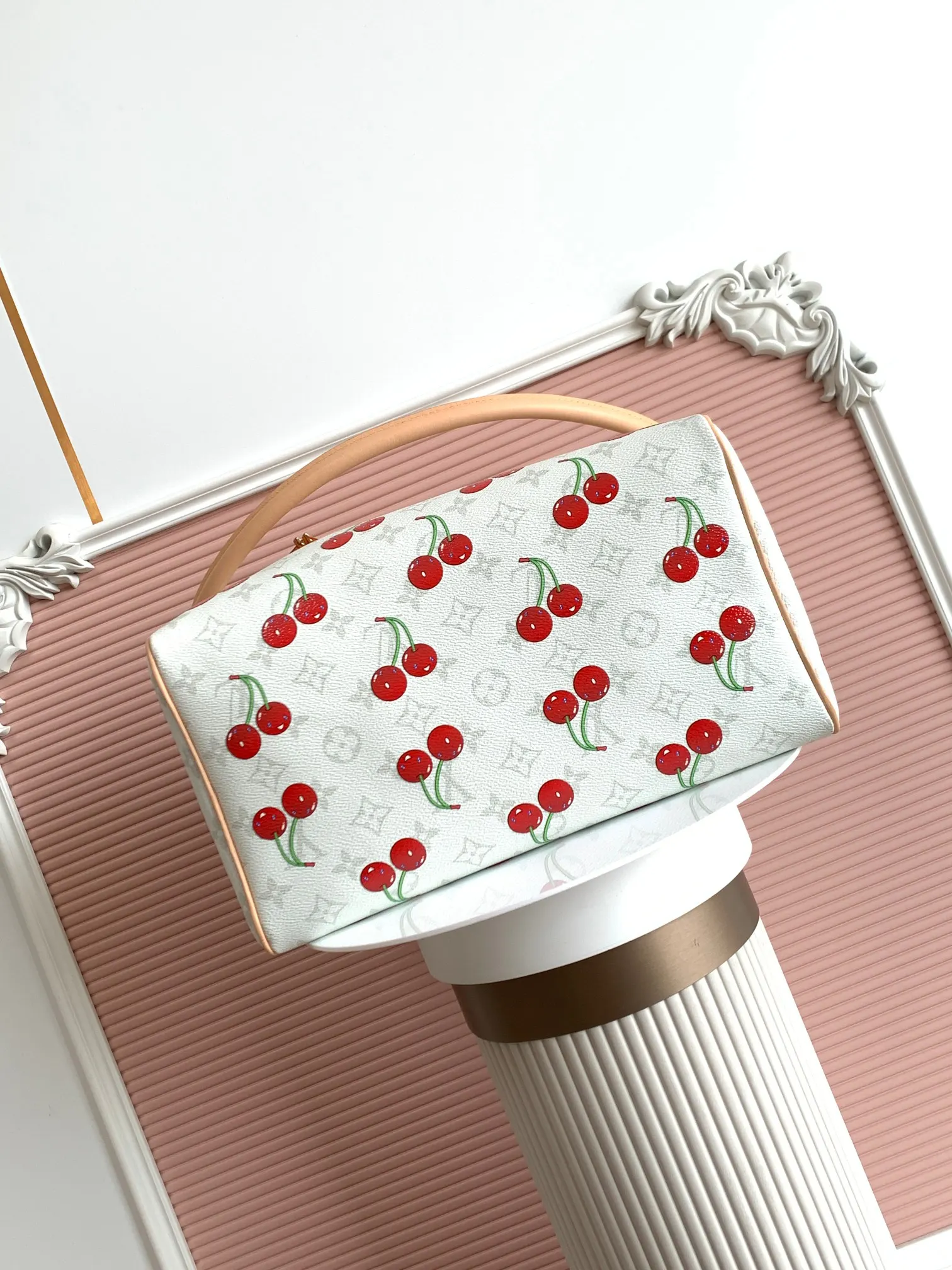LV Speedy 老花 牛皮 收纳包 旅行收纳款