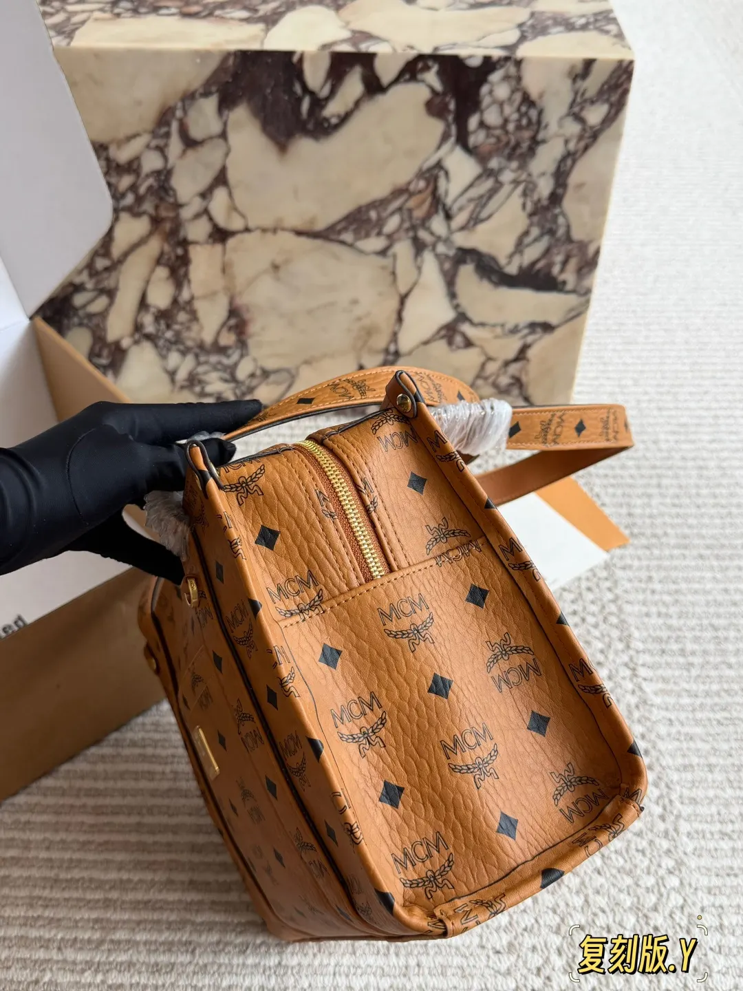 Monogram Tote Bag Classic Canvas