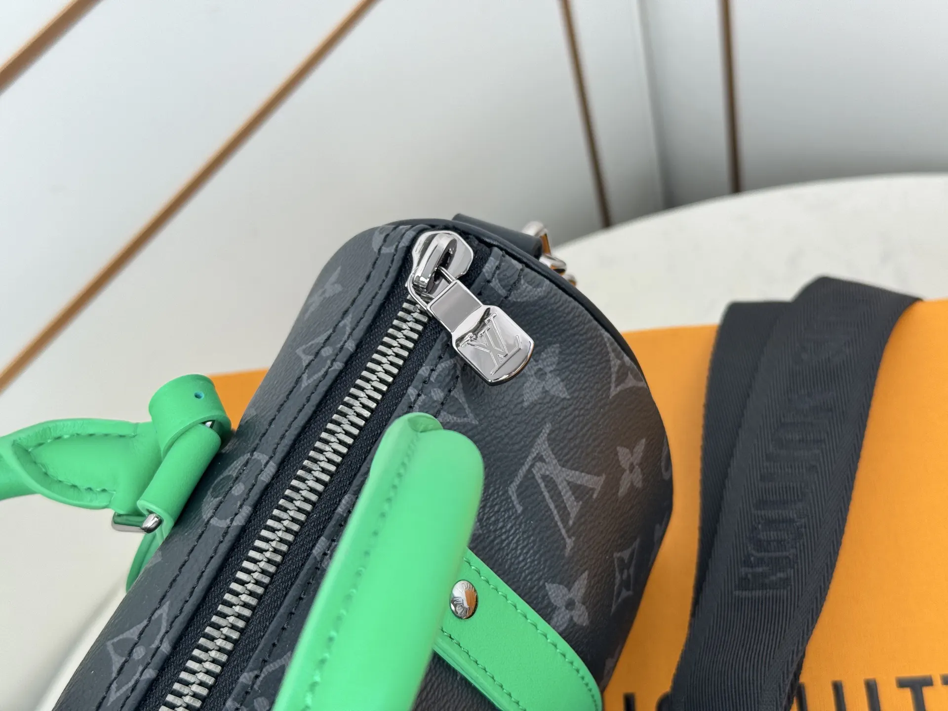 Keepall 綠色 帆布 旅行袋 大容量旅行款