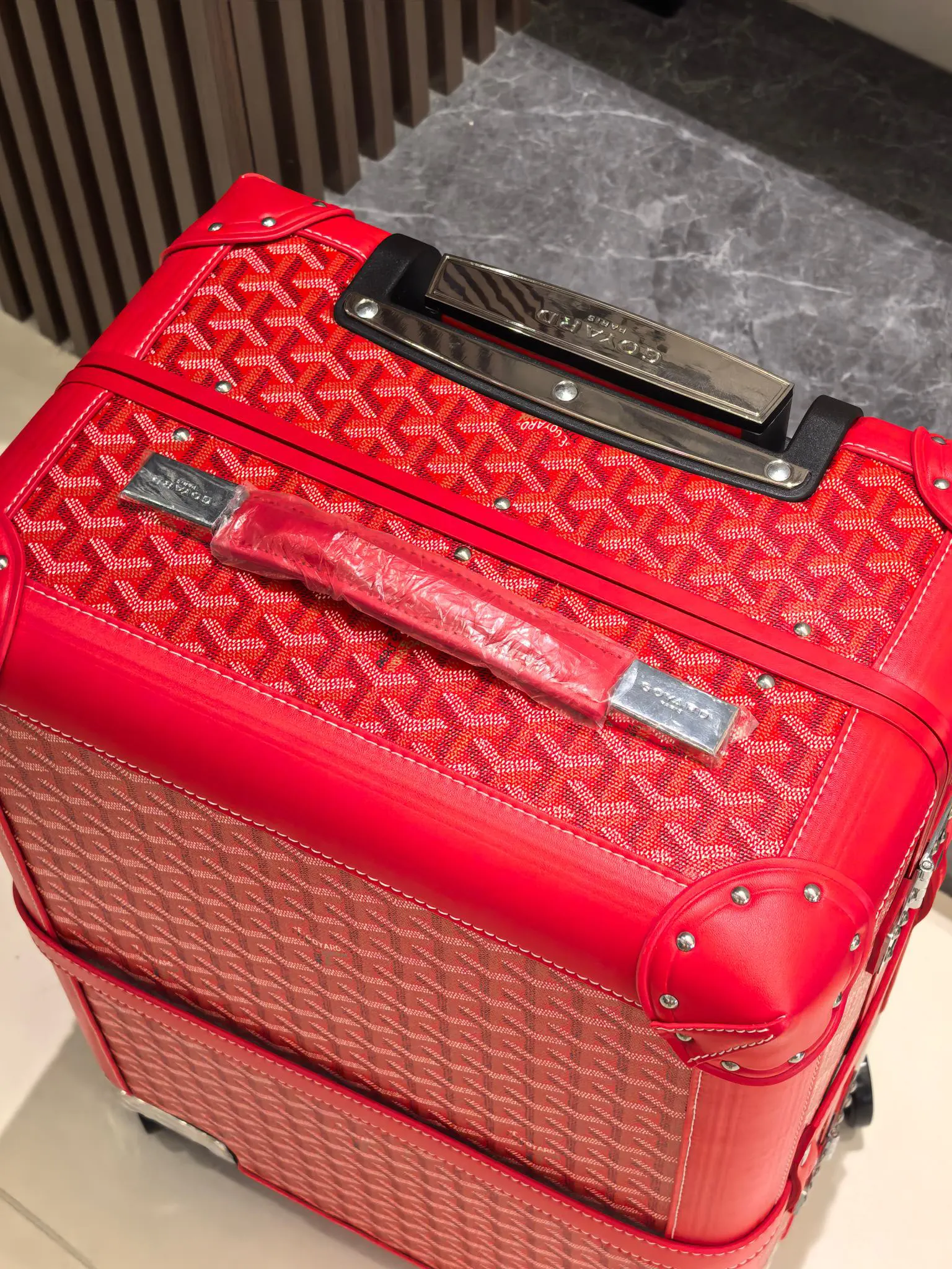 Goyard 戈雅 寸登机箱 全手工精心打造 行李箱 旅行拉杆款 轻便出行款