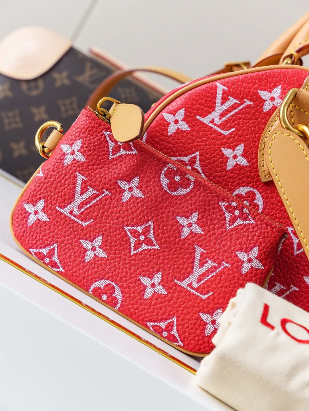 LV 红色印花Speedy手袋 手提款｜ORBUYBAG 岚奢包高端时尚精品