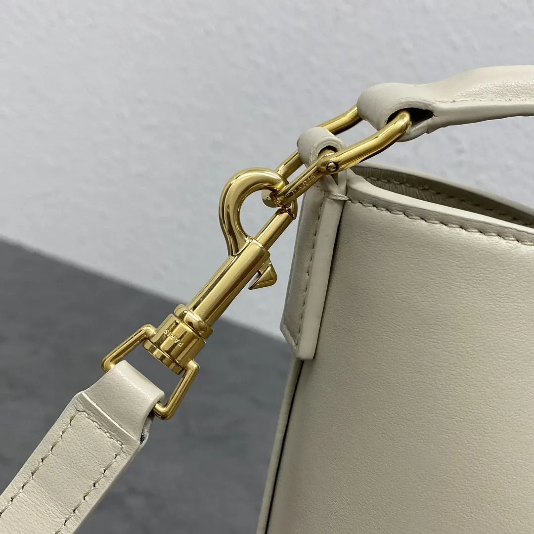 Gold Bucket Bag Casual Leather