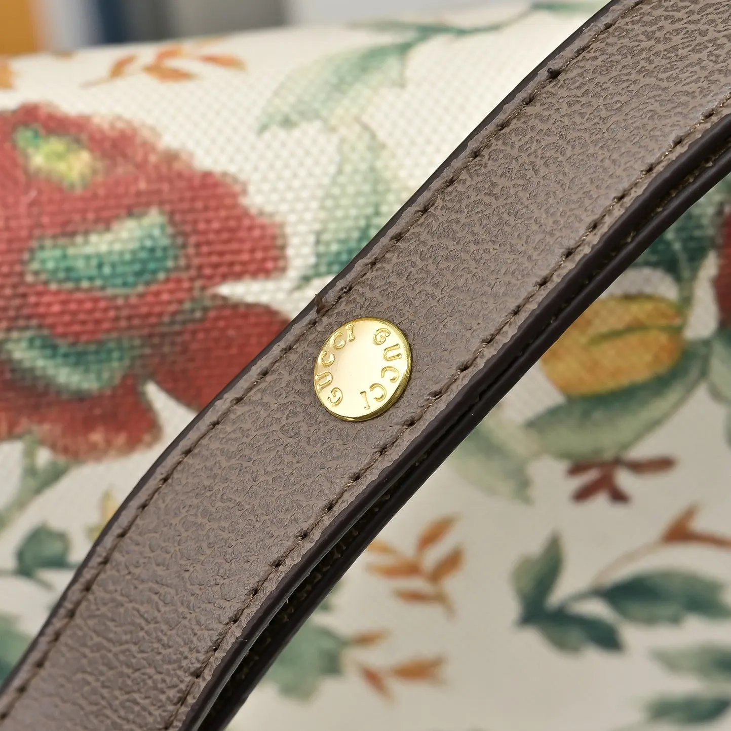 Gucci Horsebit 1955 White Monogram Crossbody Bag