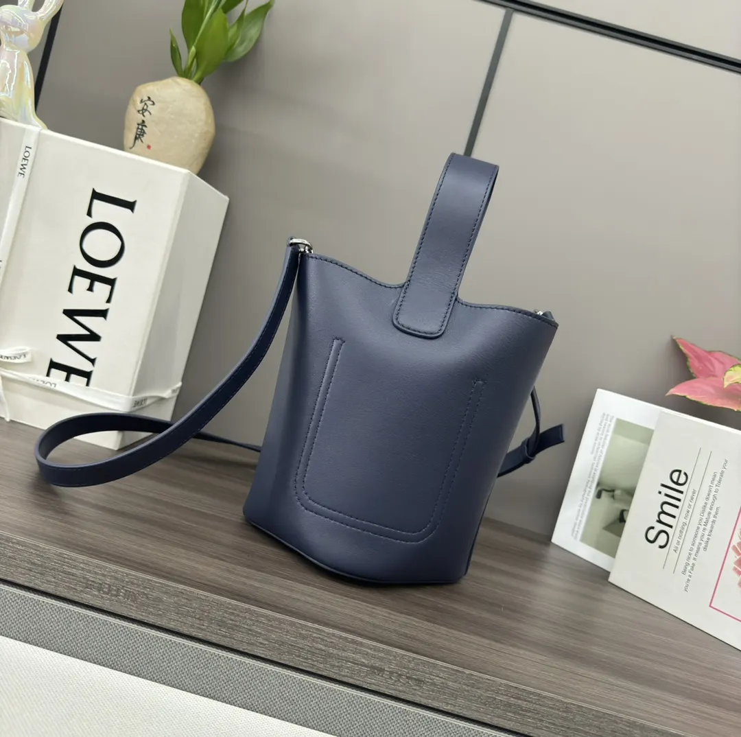 Bucket Bag Casual Leather