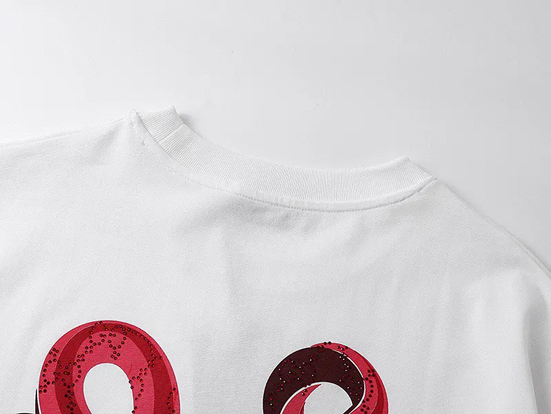 Gucci Double G Embroidery Short Sleeve T-Shirt