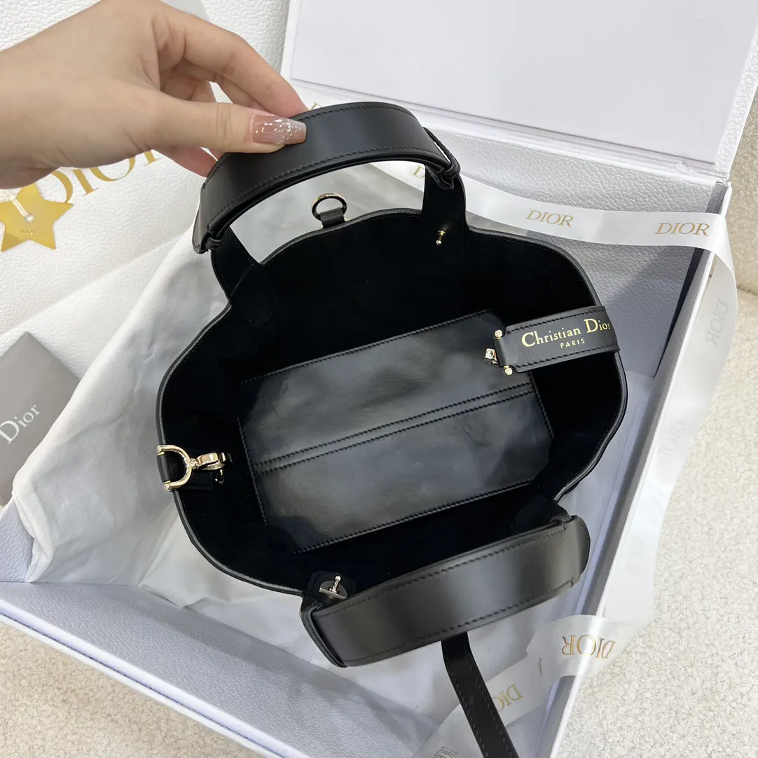 Black Tote Bag Leather