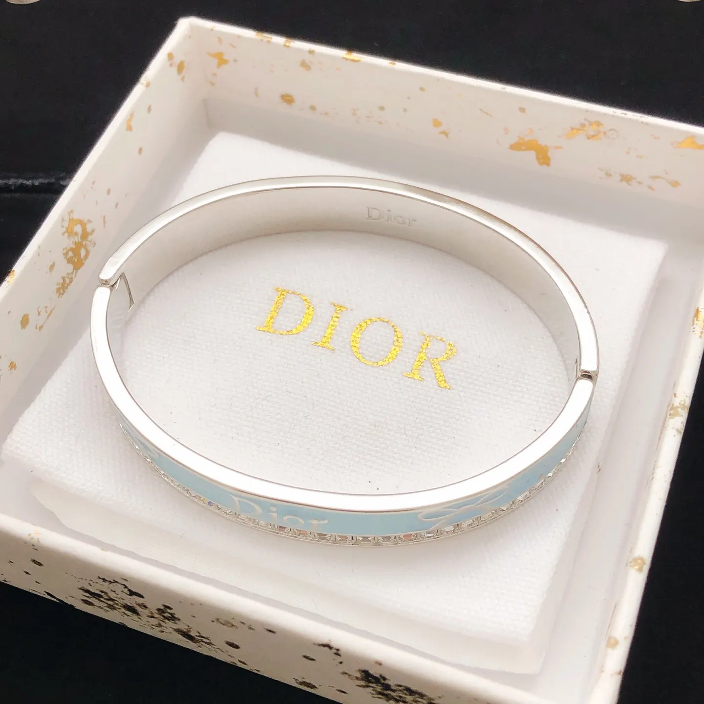 Dior 藍色 手鐲 精致腕饰款