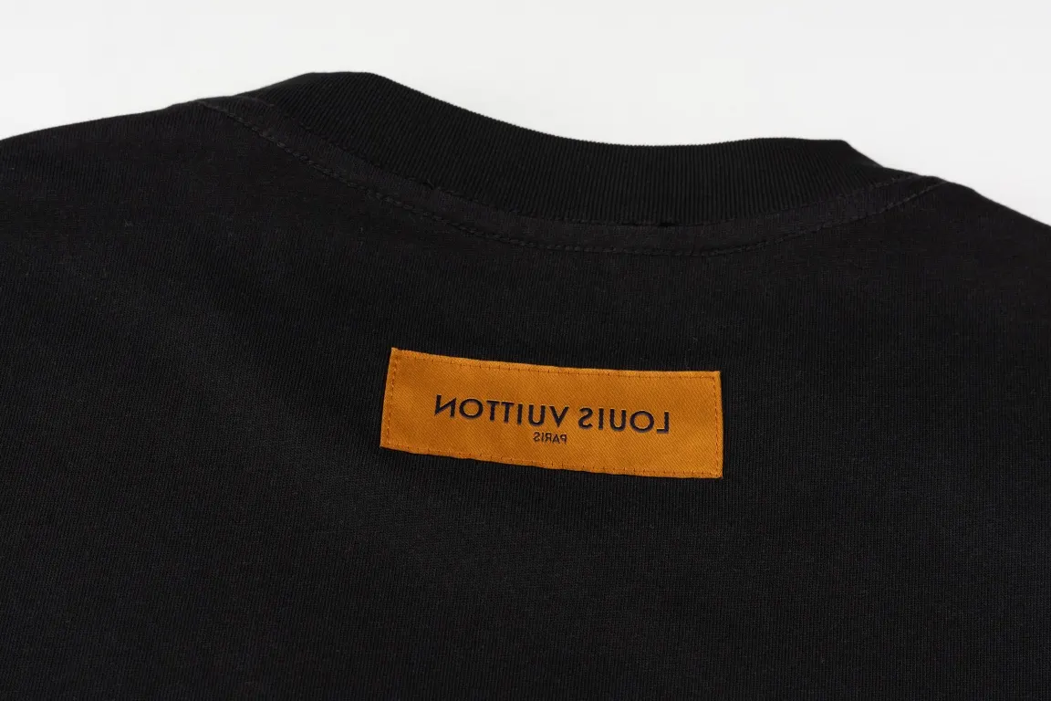 Louis Vuitton 字母 纯棉 短袖T恤