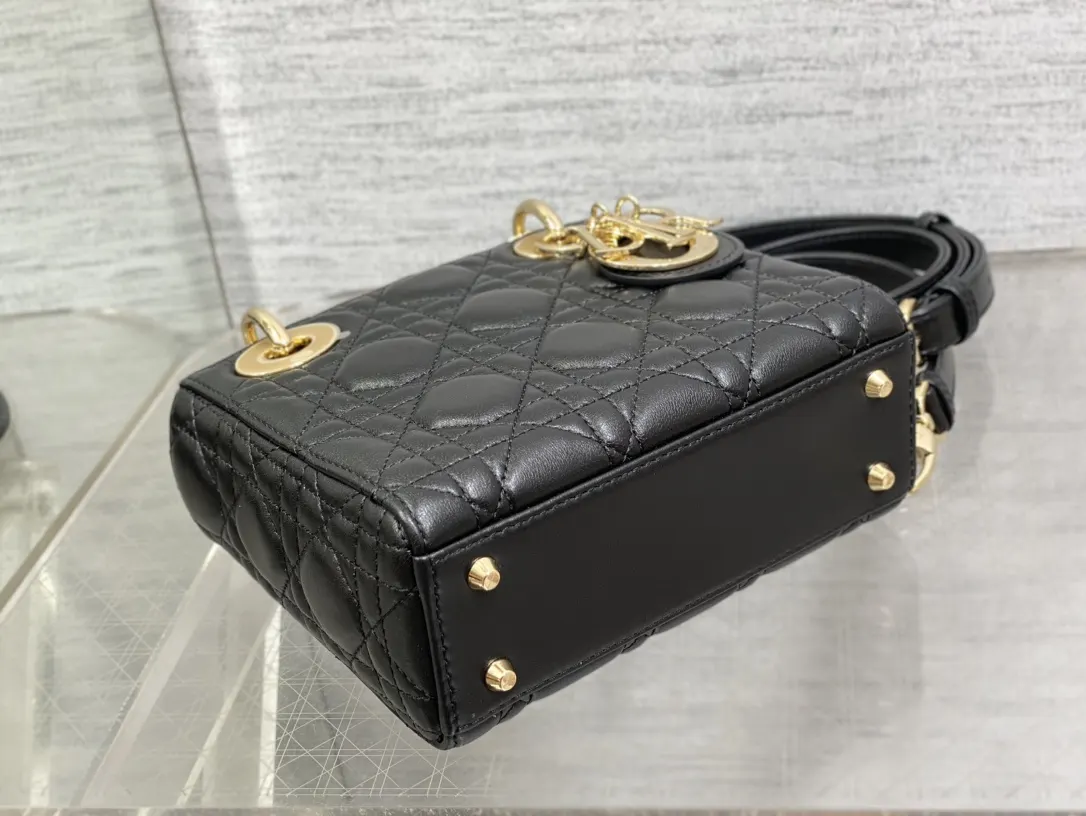 Dior Lady Dior Lady 黑色手袋 手提斜挎