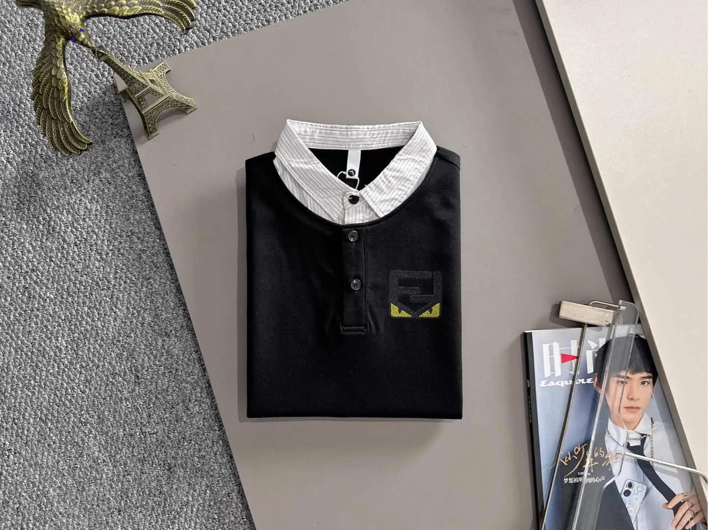 Fendi 刺绣 纯棉 针织衫 质感针织款
