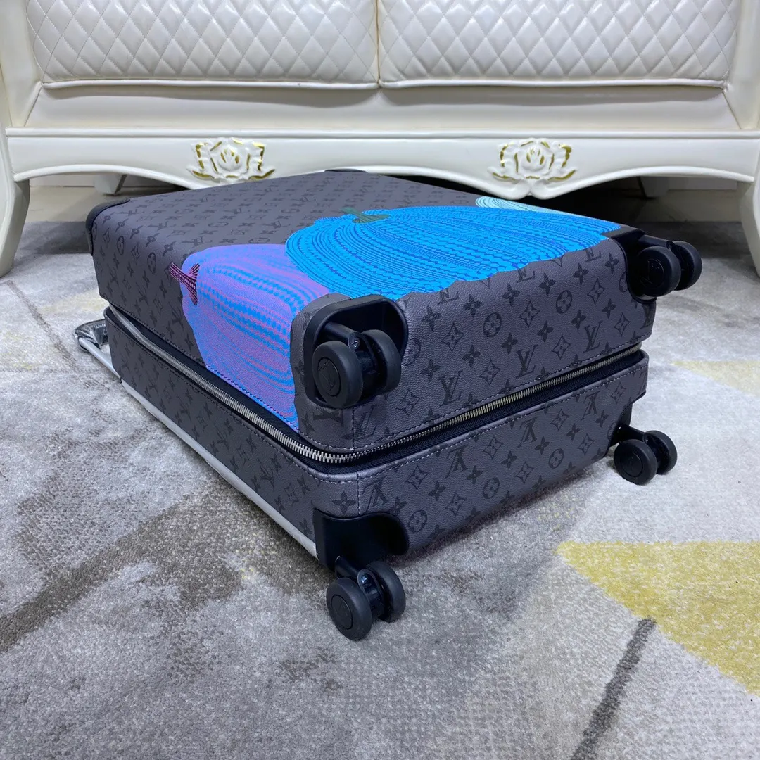拉杆箱旅行箱 变色皮 海关锁 万向轮 鋁制宽拉杆時尚 行李箱 旅行拉杆款 輕便出行款