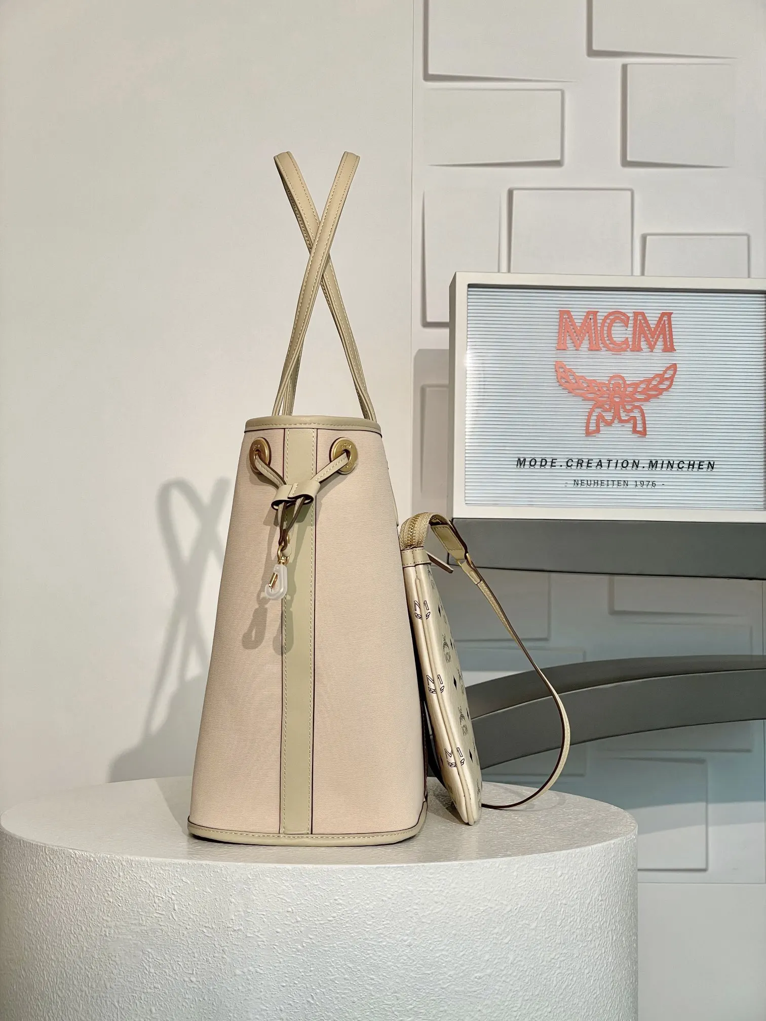 White Clutch Bag Canvas
