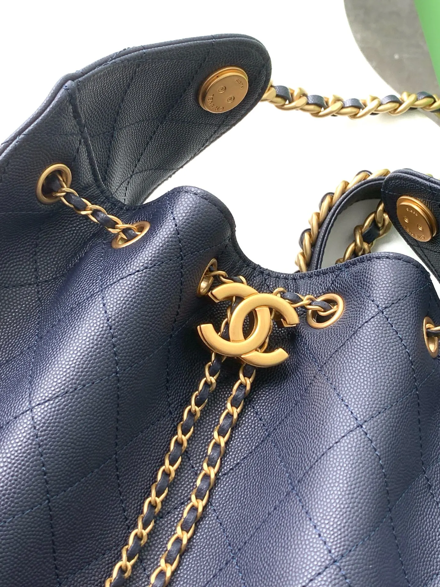 CHANEL Hobo 进口 免税 球纹皮嘻哈包 腋下包 复古腋下背款