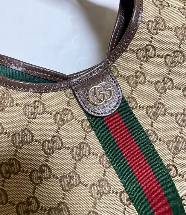 Gucci 帆布 Giglio托特包 ▫ 中号 ▫ 尺 大容量托特款