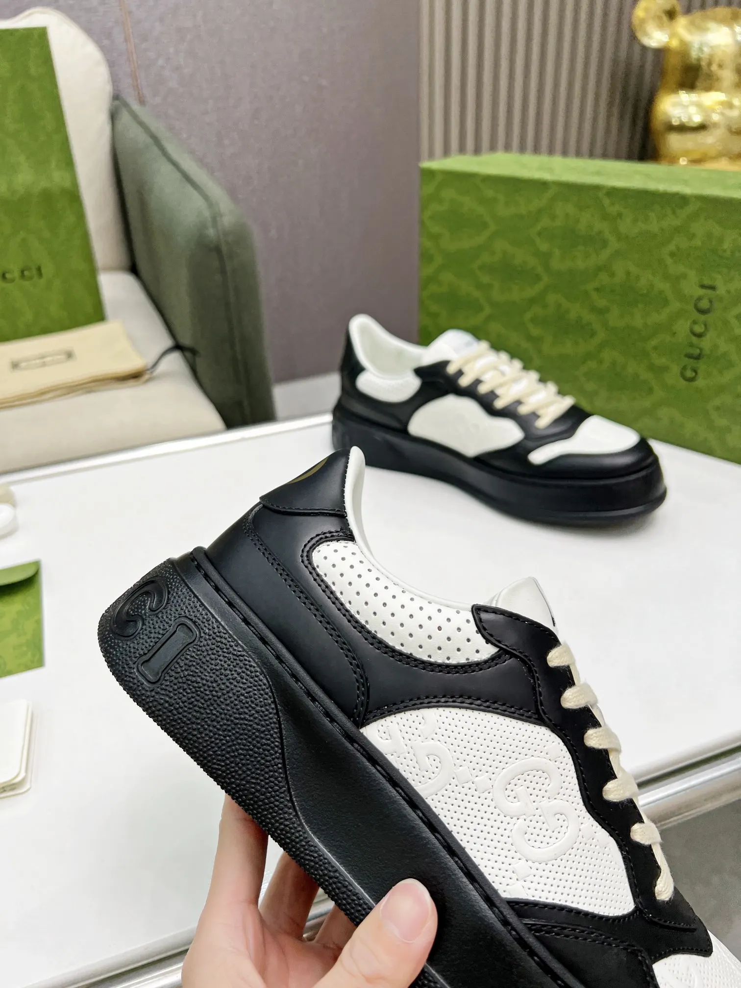 Gucci Logo休闲运动鞋