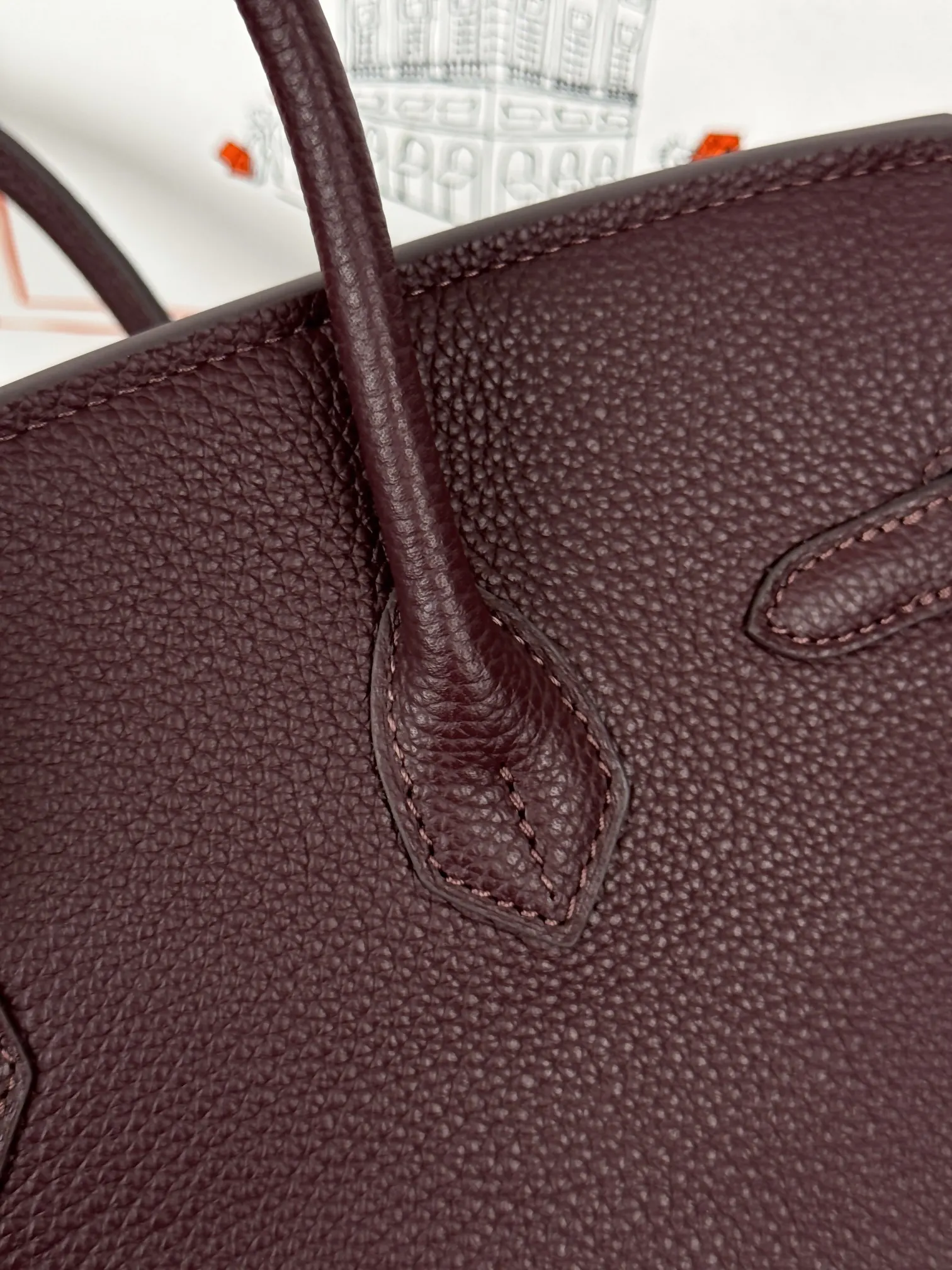 Top Handle Bag Commuter Leather