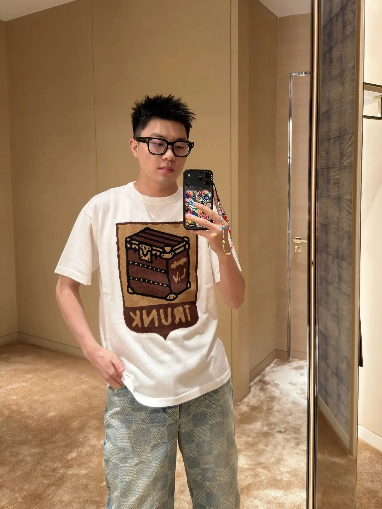 Louis Vuitton 25SS 白色 Mo短袖T恤