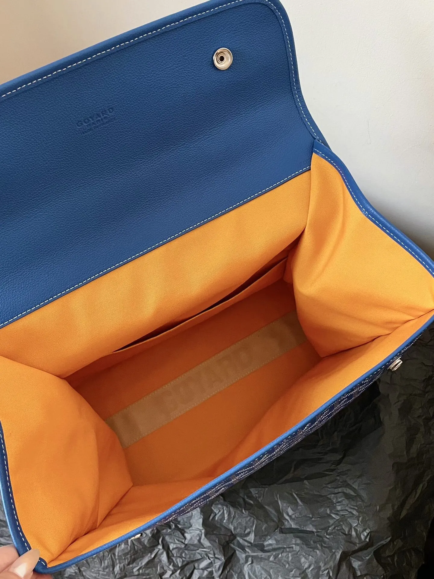 Goyard Blue Backpack