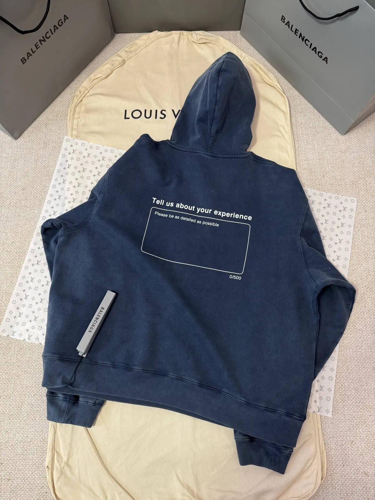 Balenciaga 卫衣 深蓝色