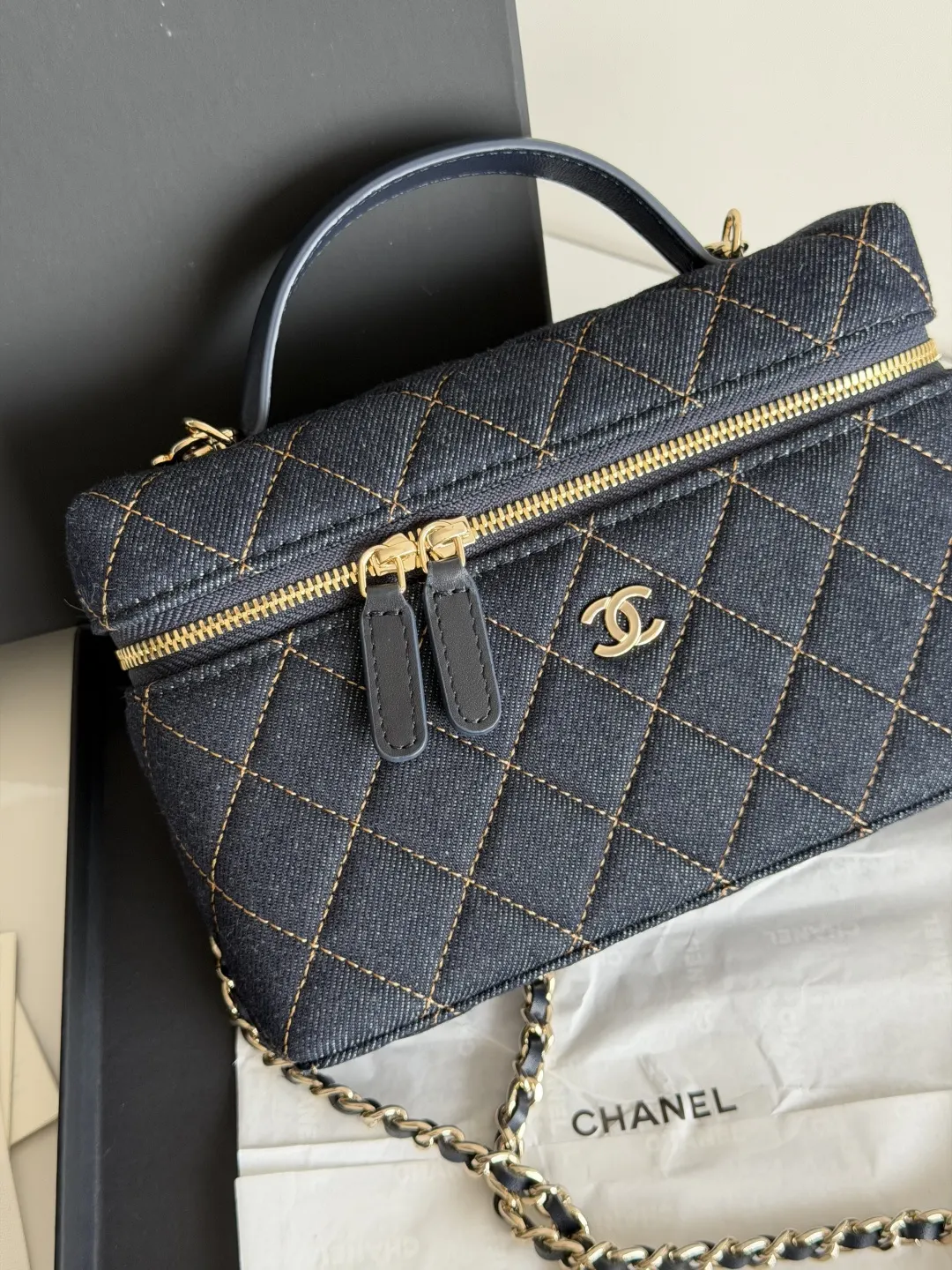 Brown Chain Bag