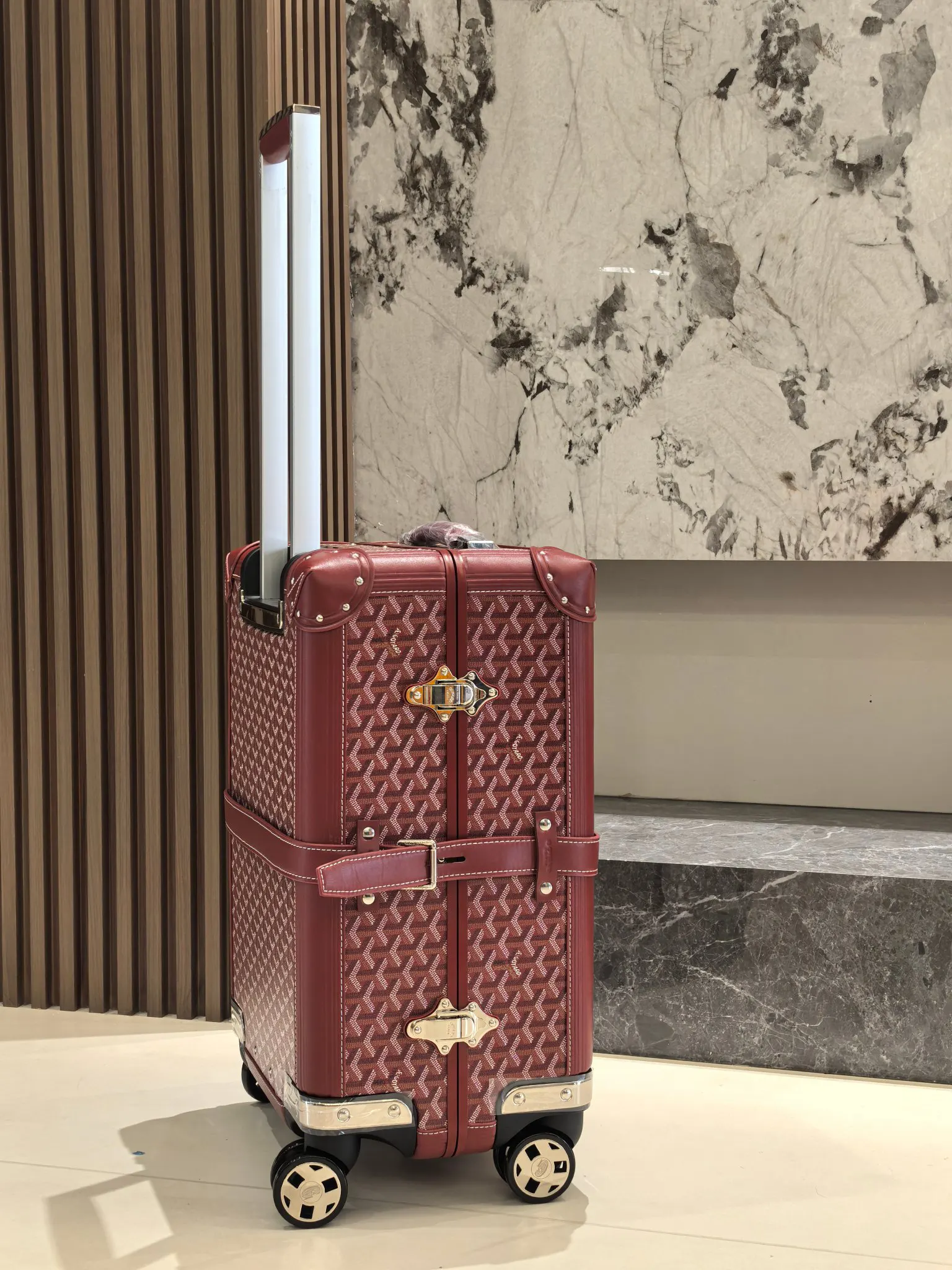 Goyard 戈雅 寸登机箱 全手工精心打造 行李箱 旅行拉杆款 轻便出行款