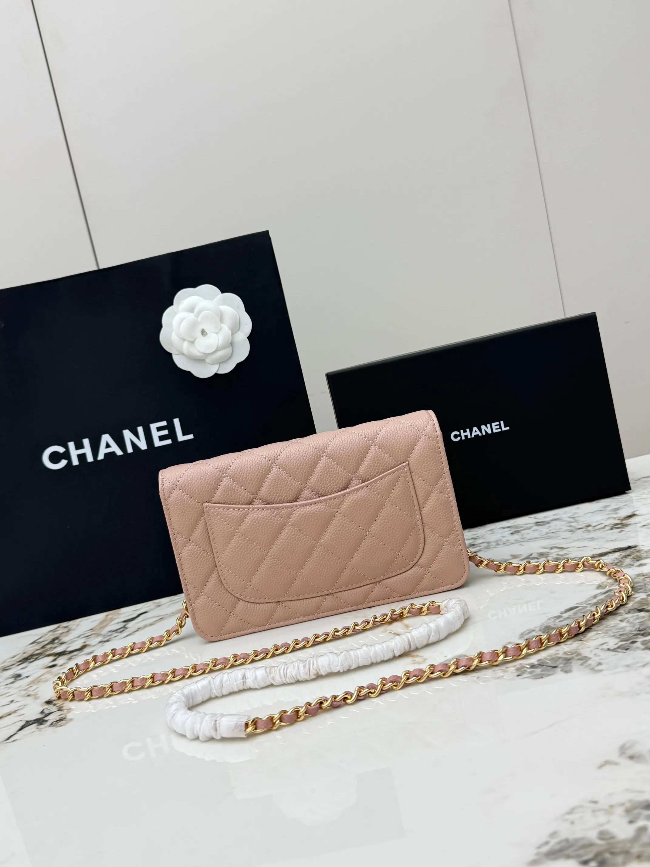 CHANEL 小牛皮 链条包 精致链条款