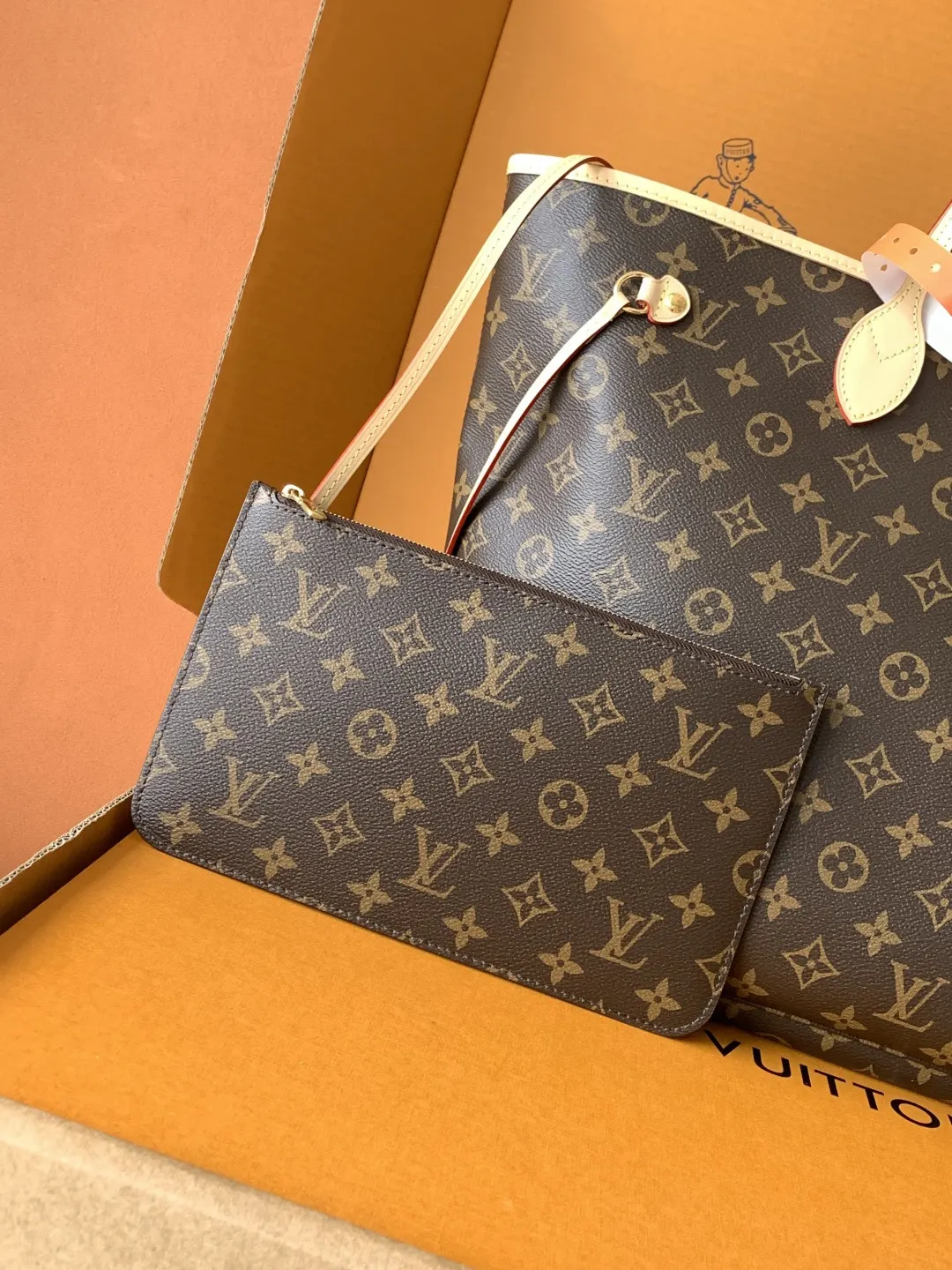 Louis Vuitton Monogram Clutch Bag Canvas