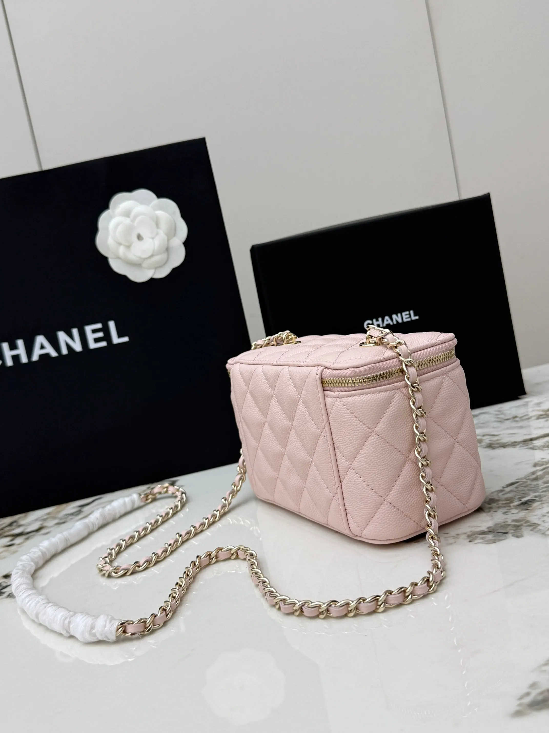 CHANEL 金色 牛皮 鏈條包 精致鏈條款