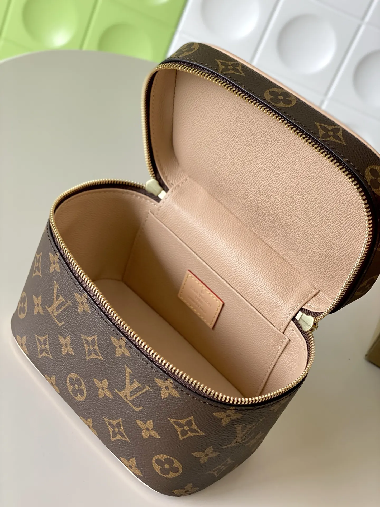 LV 老花 帆布 加强版 对柜 开发 全 手提包 通勤手提款