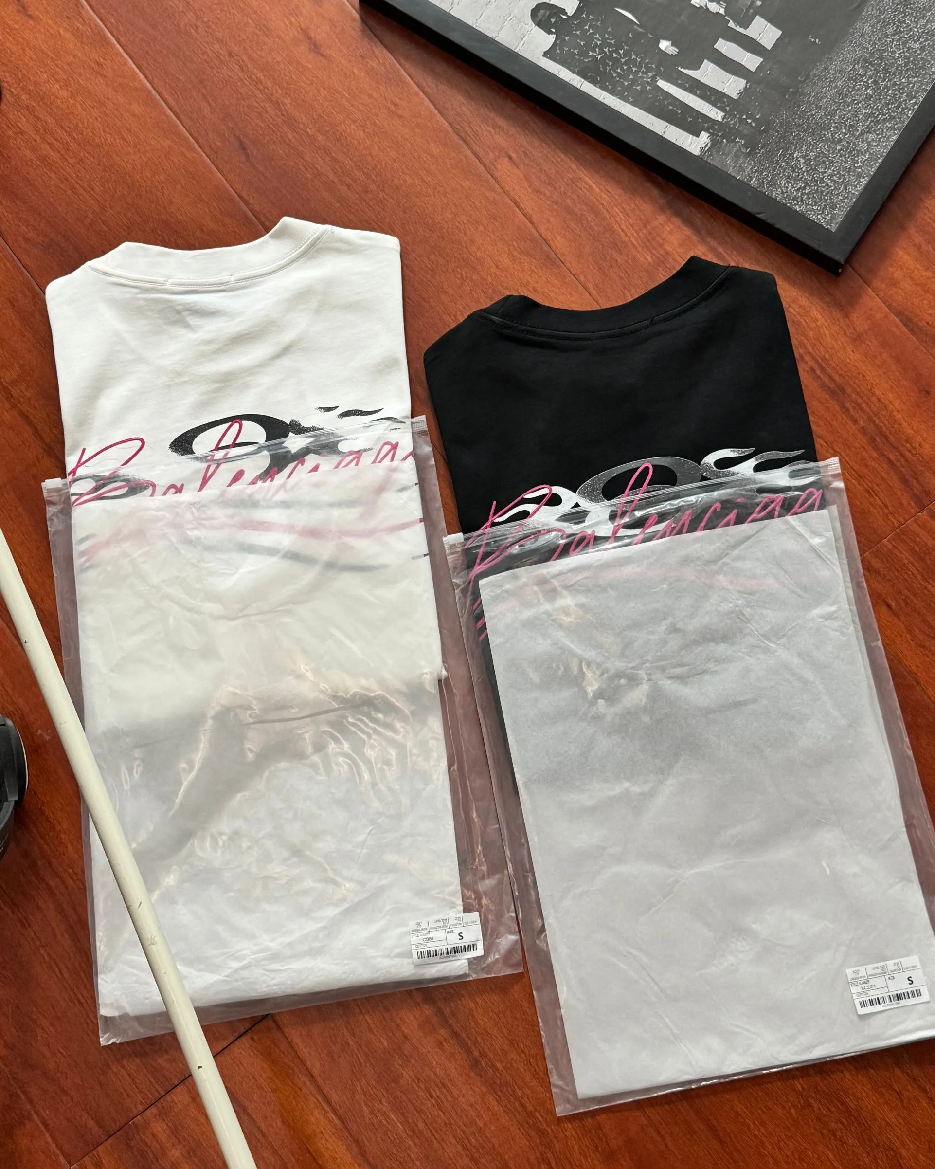 Balenciaga 黑色 纯棉 短袖T恤