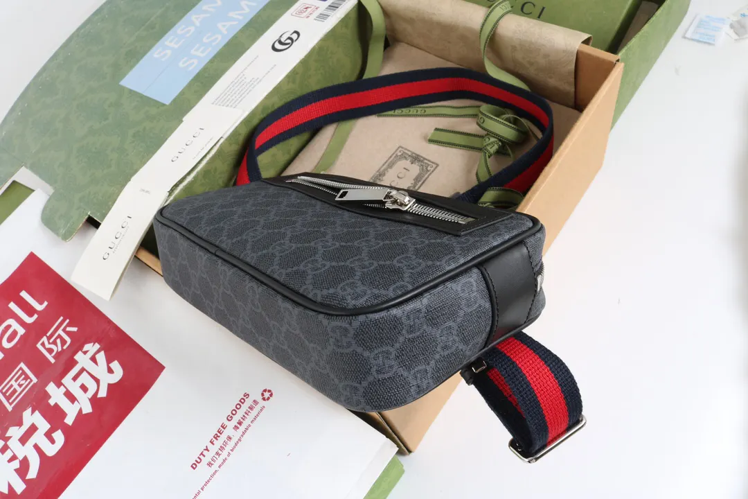 Black Belt Bag Casual Leather
