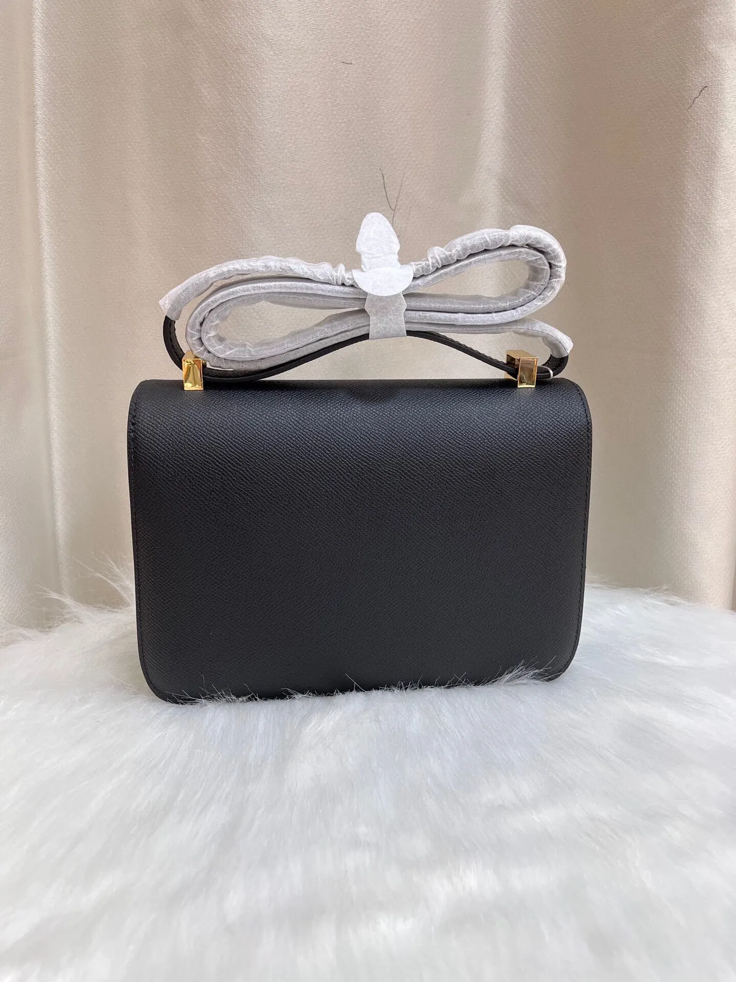 Yellow Organizer Pouch Travel Leather