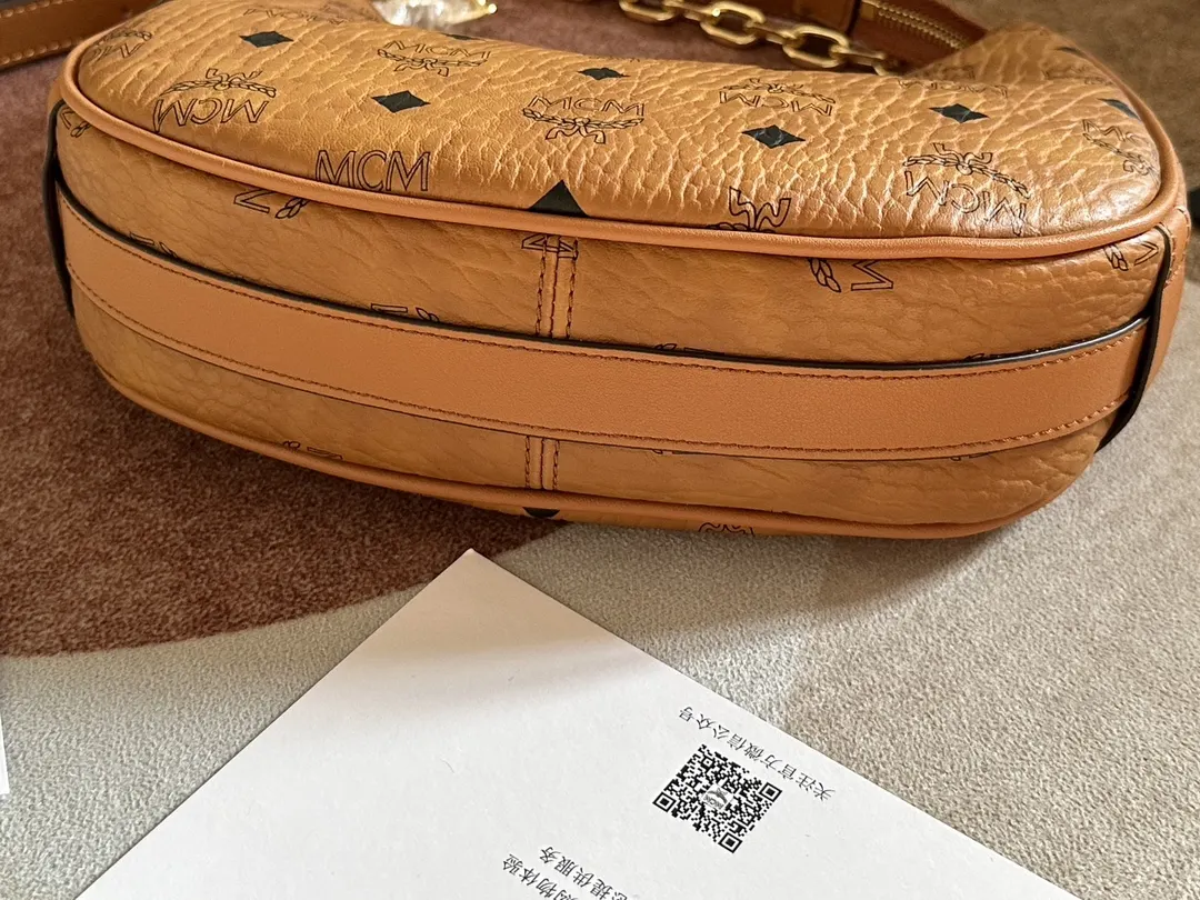 Hobo 牛皮 MCM 月牙包 Aren Visetos半月形H 腋下包 復古腋下背款