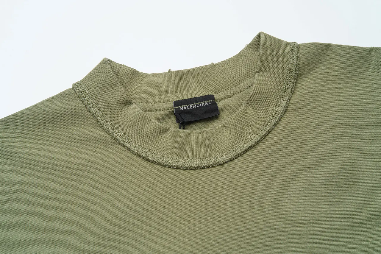 Balenciaga Logo 刺绣 短袖T恤