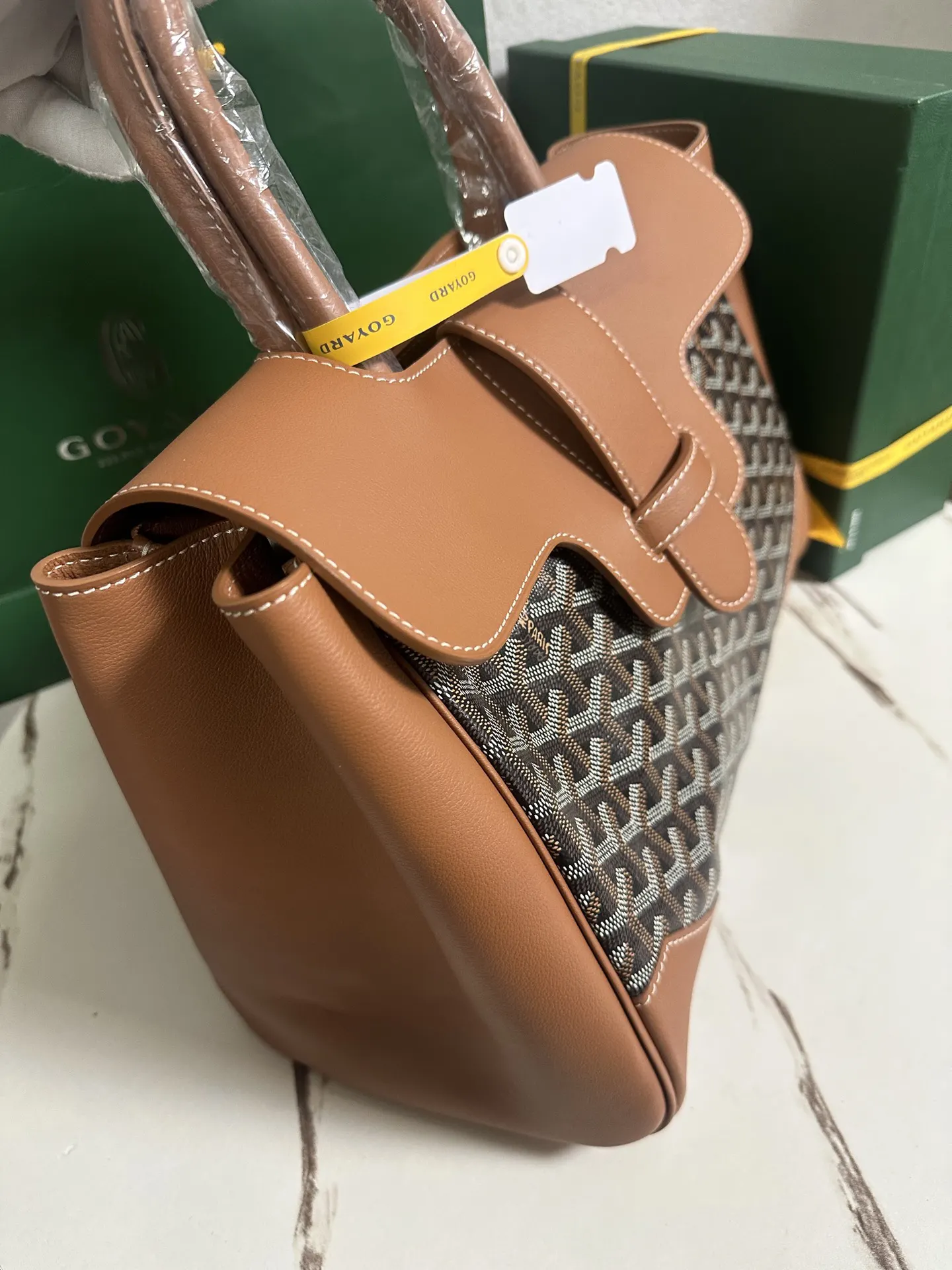 Goyard Tote Bag Leather