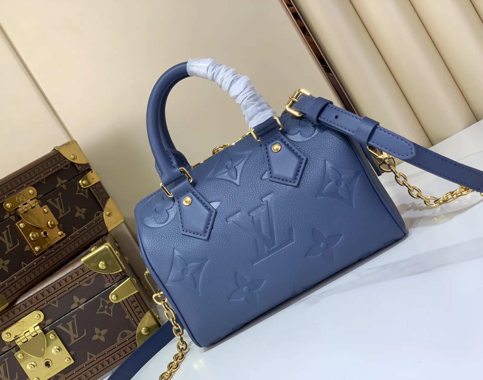 Blue Chain Bag
