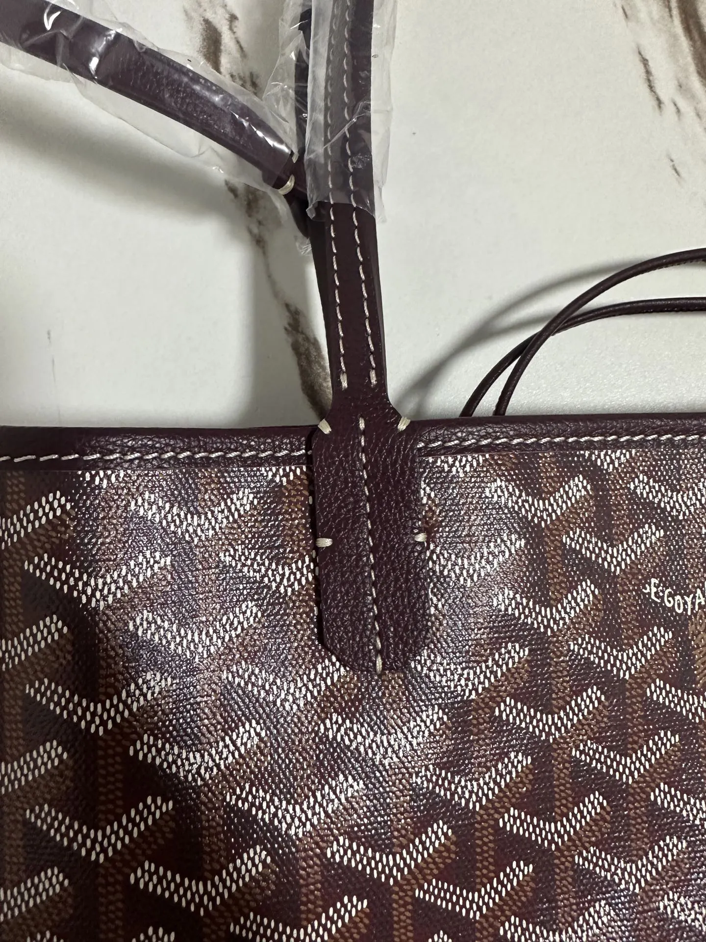 Goyard 红色 酒红 小牛皮 托特包 大容量托特款