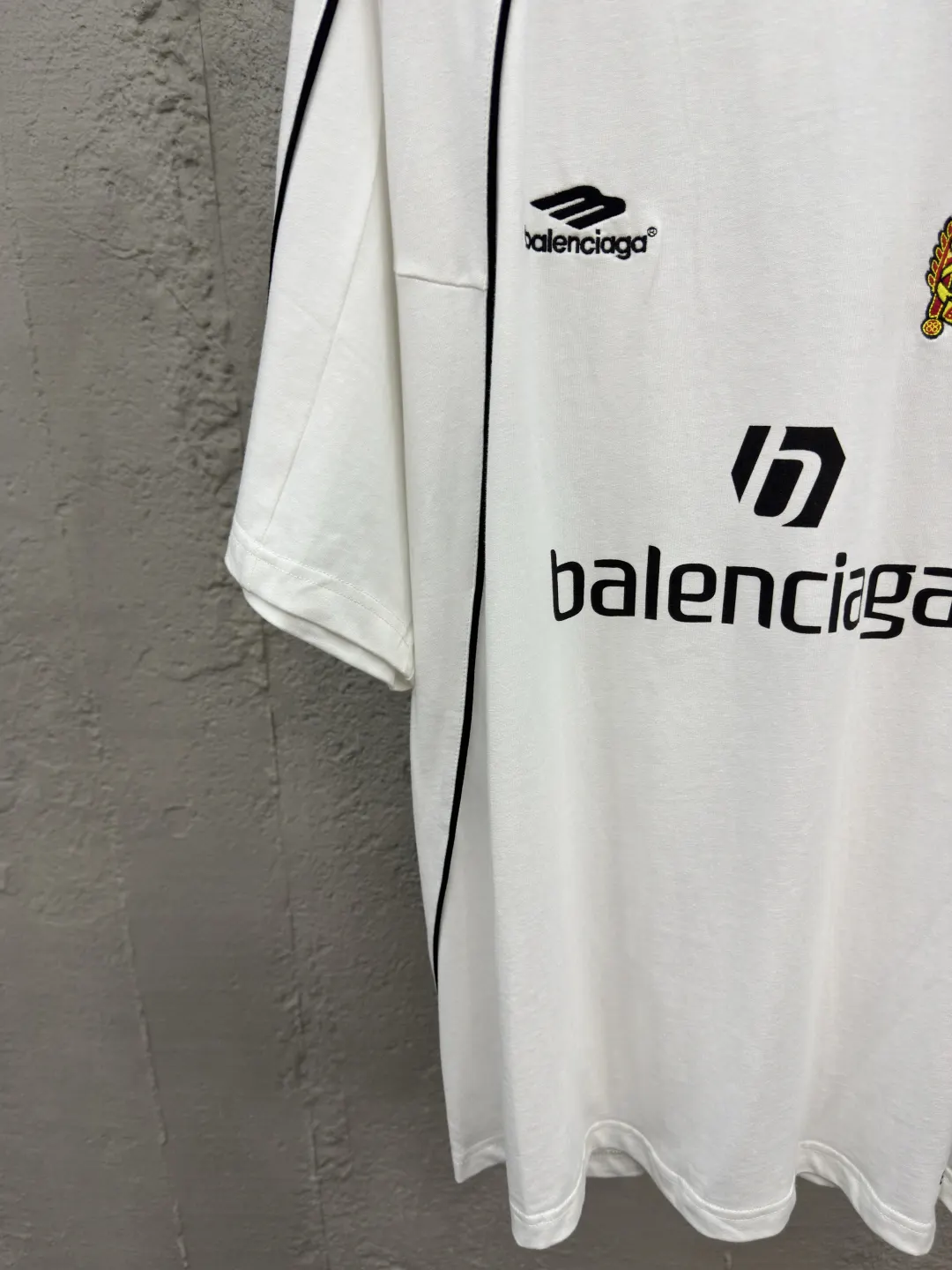 Balenciaga White Cotton Short Sleeve T-Shirt Street