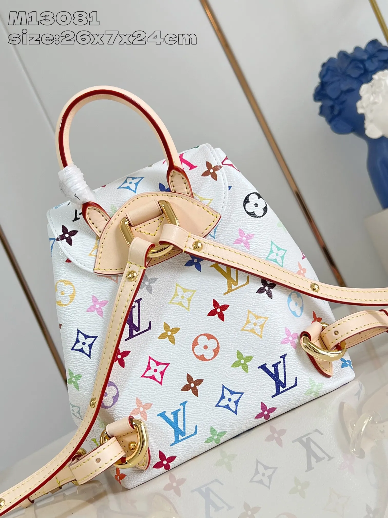LV 牛皮 雙肩包 实用雙肩款