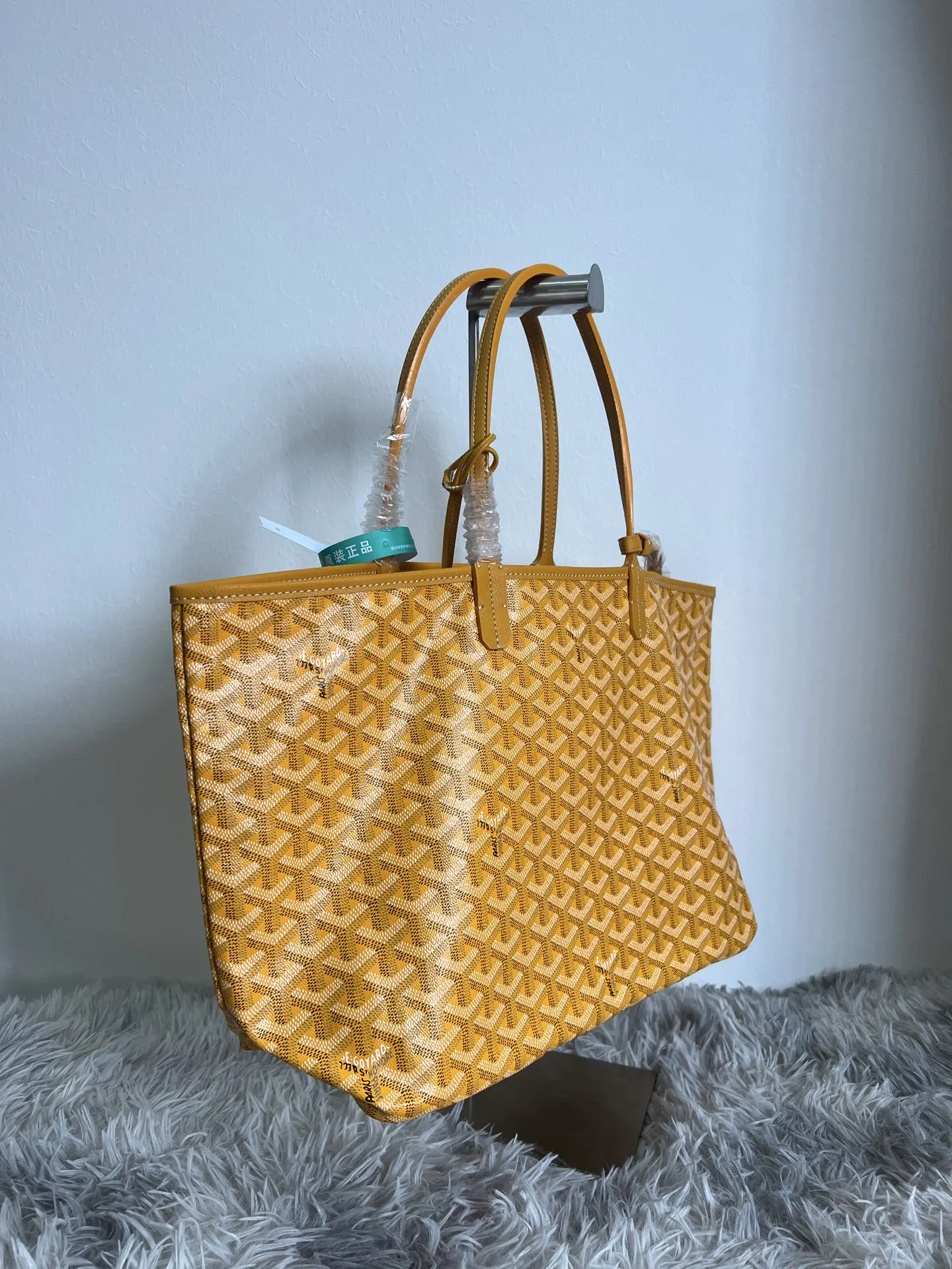 Yellow Tote Bag Leather
