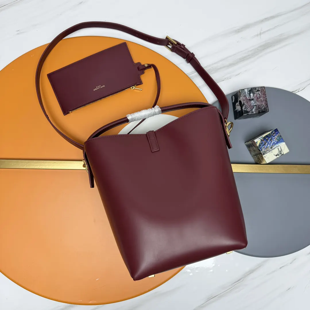 Bucket Bag Casual Leather