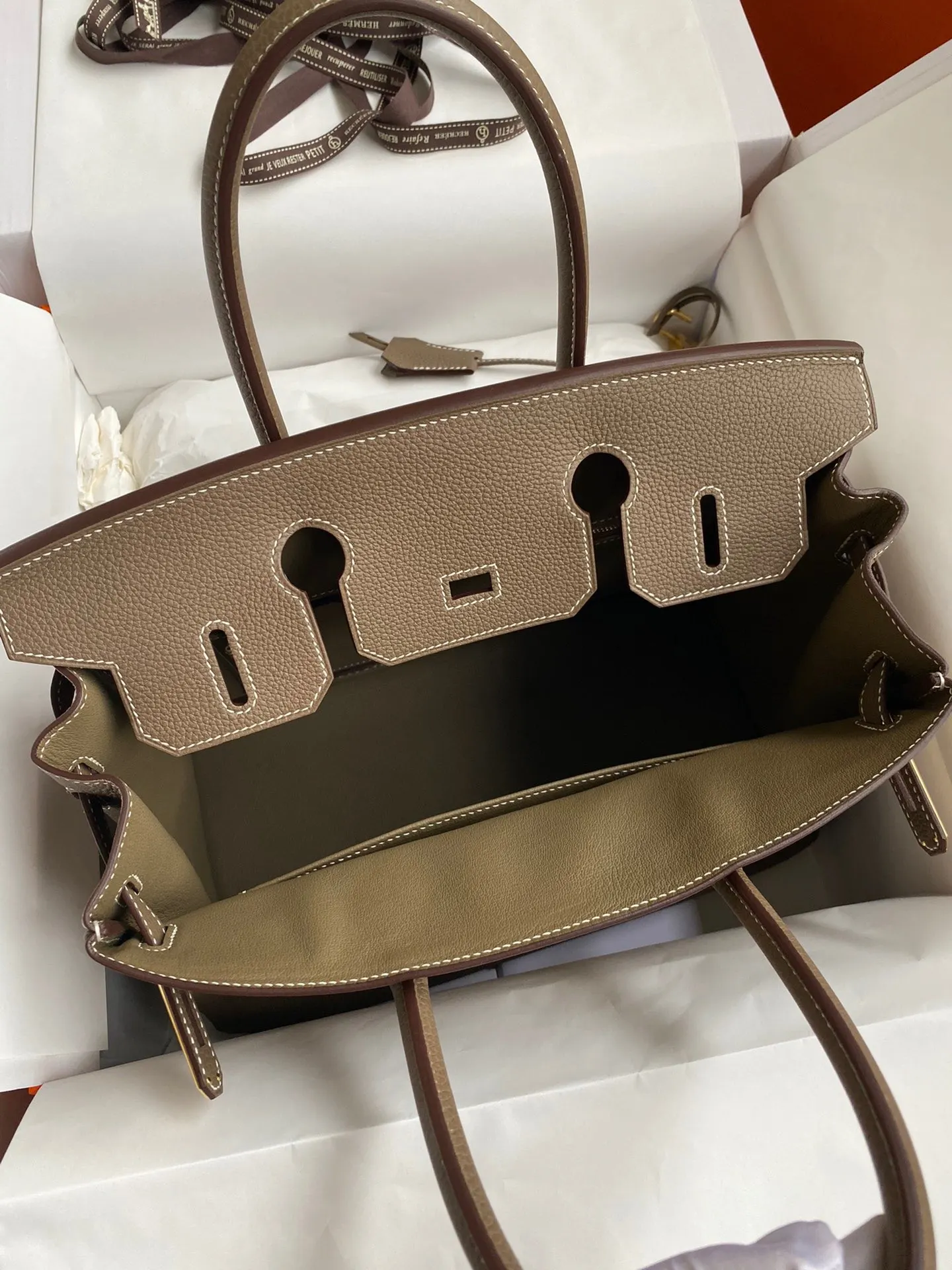 Hermès Birkin Top Handle Bag Classic Leather
