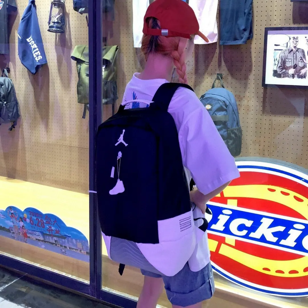 Black White Backpack