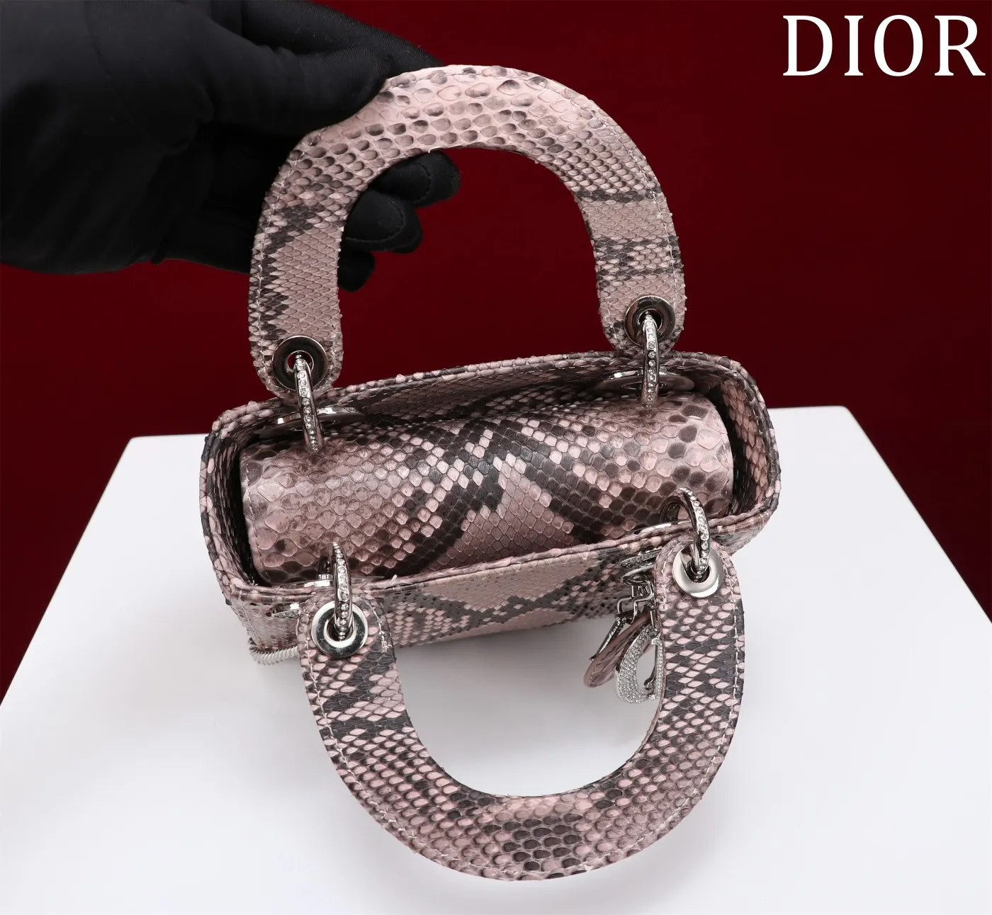 Dior Lady Dior Lady Handbag Top Handle Bag