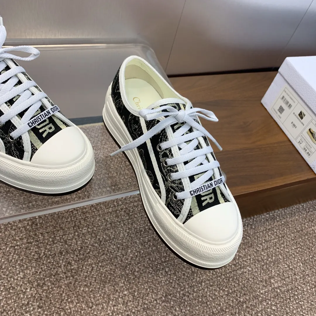 Dior 厚底 拼色 运动鞋